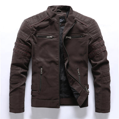 Chaqueta de Cuero Lavado para Hombre - Image 5