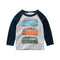 Camiseta Manga Larga Estilo Coreano para Niño