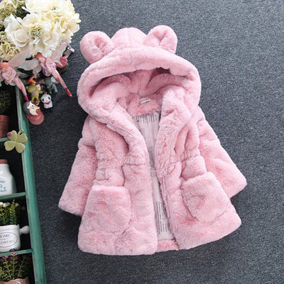 Chaqueta de Invierno para Niñas con Pelaje Sintético - Image 12