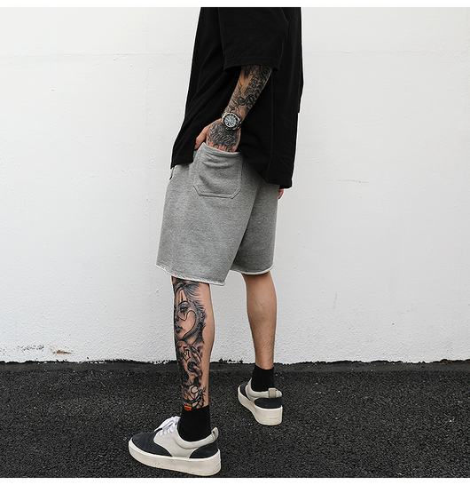 Shorts sueltos con ruedo sin rematar - Image 3