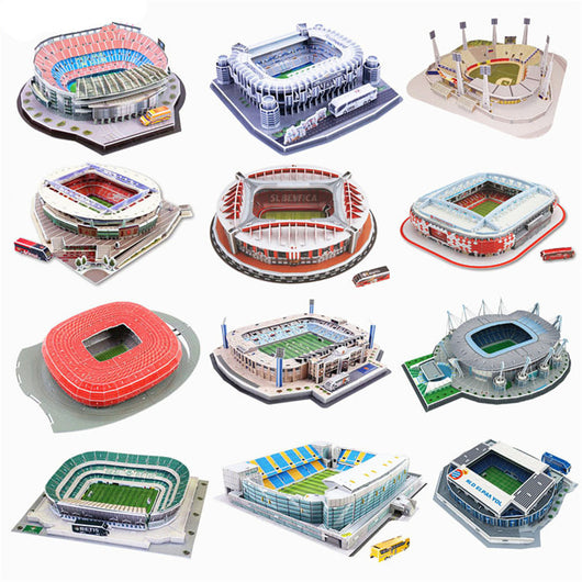 Rompecabezas 3D Estadio de Fútbol Europeo - Modelo de Construcción DIY - Image 20