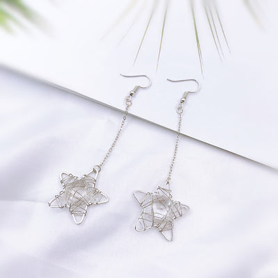 Aretes Coreanos Asimétricos con Flor de Perla y Moño - Image 23