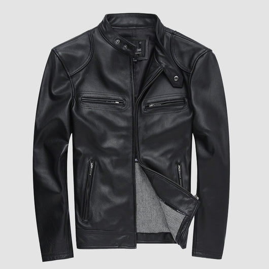 Chaqueta de Cuero Casual Premium