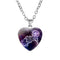 Women's Zodiac Heart Pendant Necklace Scorpio