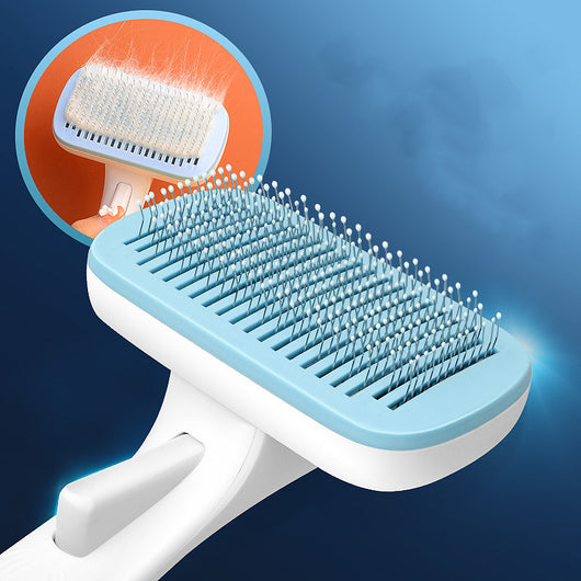 Peine Deslanador Automático para Perros y Gatos - Removedor de Pelo con Un Click - Image 15