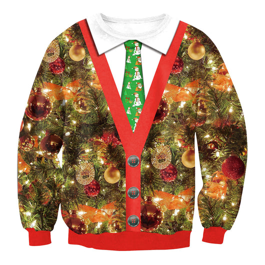 Suéter Navideño Divertido Santa y Elfo para Hombre y Mujer - Image 18