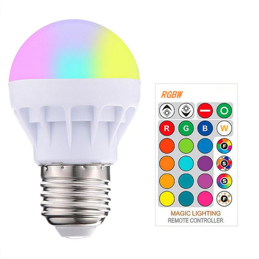 Foco LED RGB 3W Multicolor con Control Remoto - Image 4
