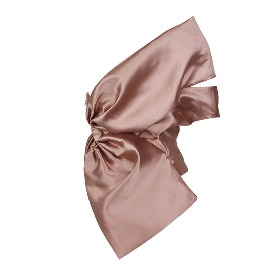 Blusa de Seda con Pliegues en Hombros - Image 2