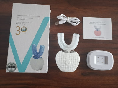 Cepillo de Dientes Eléctrico Automático 360° con Luz Azul y Carga USB - Image 4