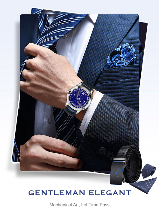 Reloj Mecánico Automático Tipo Estrella para Hombre - Image 8