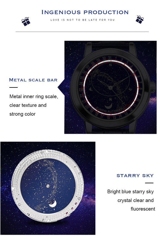 Reloj Mecánico Automático Tipo Estrella para Hombre - Image 14