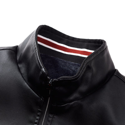 Chaqueta de Cuero Casual para Hombre - Image 4
