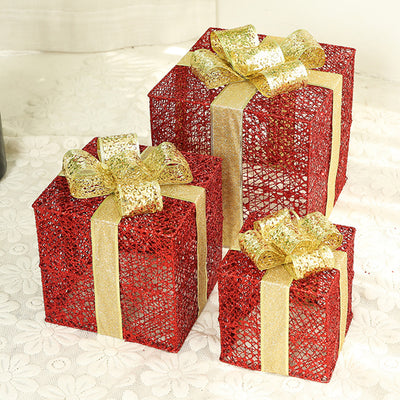 Juego de 3 Cajas de Regalo Hierro Forjado Navideño - Image 23