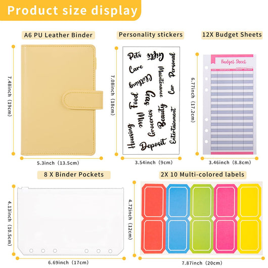 Cuaderno de Piel Macaron con Cartera Integrada y Compartimento para Billetes - Image 20