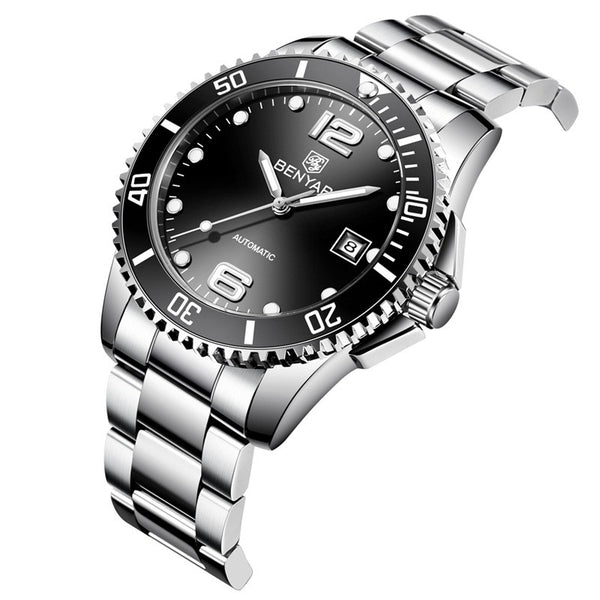 Reloj Mecánico Automático para Hombre con Correa de Acero Inoxidable - Image 13