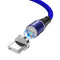 Cable De Datos Magnético Azul De 1 Metro + Conector Android