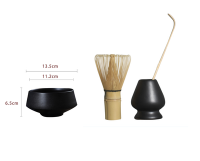Cepillo Mezclador de Estilo Japonés y Accesorios para Ceremonia del Té - Image 9