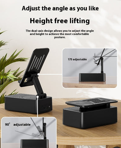 Soporte Giratorio para Celular con Carga Inalámbrica y Bluetooth - Image 13