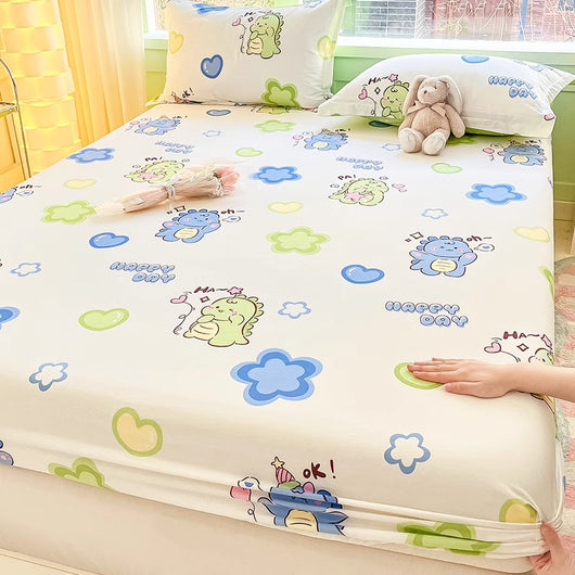 Sábana Ajustable Infantil de Algodón Puro con Diseño Cartoon - Image 5