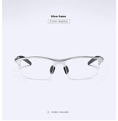 Lentes Deportivos Semiarmazón para Hombre - Montura Óptica Clásica - Image 8