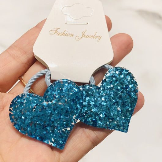 Lazo para Cabello de Niña con Brillantina de Estrella y Luna - Image 12