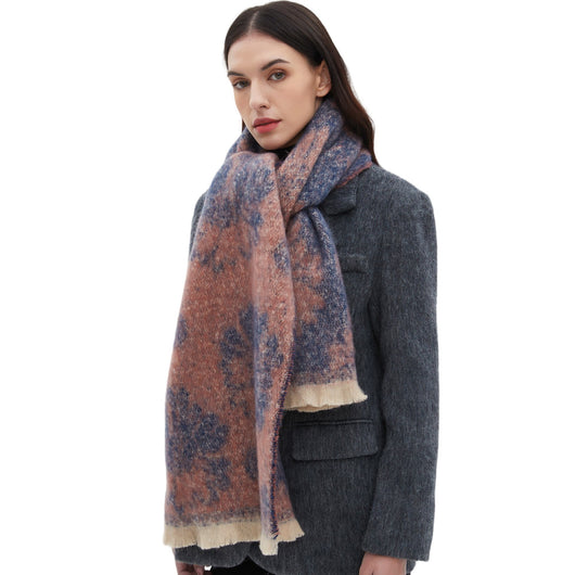 Bufanda Corta Estampado Jacquard para Hombre y Mujer - Otoño e Invierno - Image 2