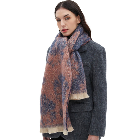 Bufanda Corta Estampado Jacquard para Hombre y Mujer - Otoño e Invierno