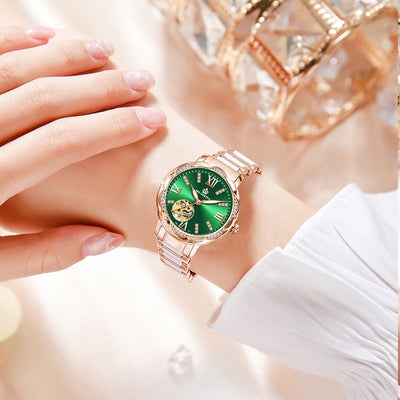 Reloj Automático Mecánico Roma con Luminosidad y Resistencia al Agua - Image 10