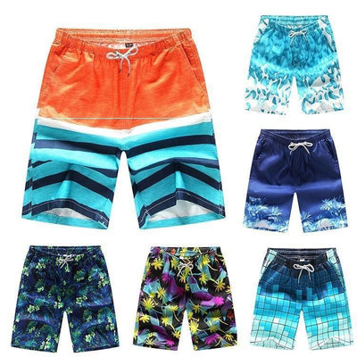 Bermudas de Playa Estampadas de Secado Rápido para Hombre