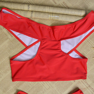 Bikini Cruzado de Dos Colores Diseño Sexy - Image 12