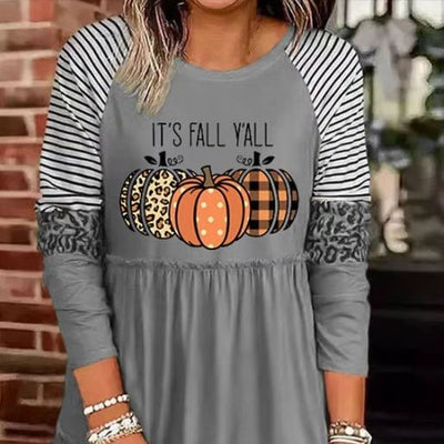 Vestido Princesa Calabaza a Rayas Multicolor para Niñas
