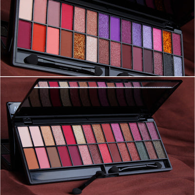 Paleta de Sombras Mate y Perladas 28 Colores para Ojos - Image 14
