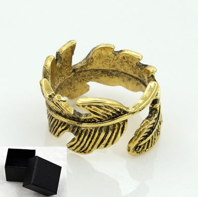 Anillo Elegante de Hoja y Flor para Mujer - Image 6