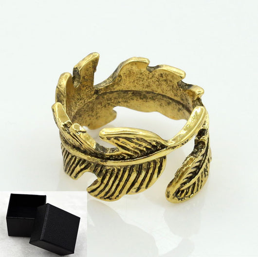 Anillo Elegante de Hoja y Flor para Mujer - Image 6