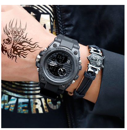 Reloj Deportivo Dual Display - Resistente al Agua para Hombre - Image 2
