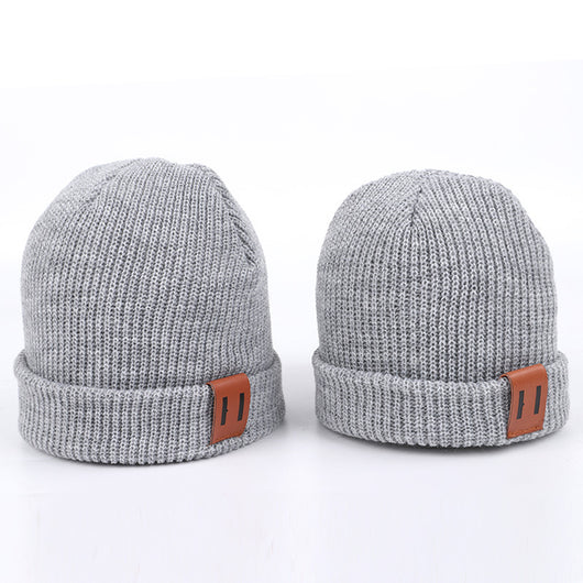 Gorro Térmico de Cuero para Bebé - Protección Cálida en Colores Sólidos - Image 13