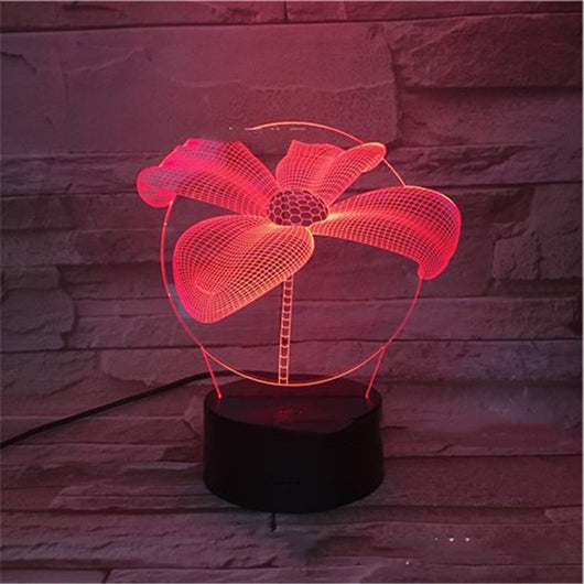 Lámpara LED 3D con Control Remoto Táctil para Dormitorio - Image 9