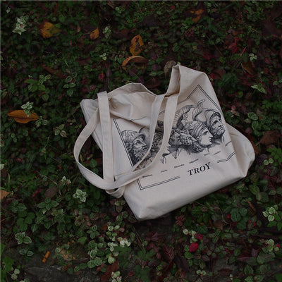 Bolsa de Lona Trojan Portrait con Asa Única para Mujer - Image 23