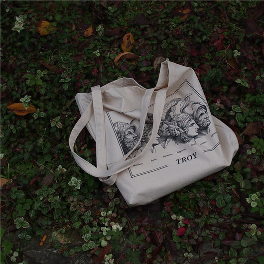 Bolsa de Lona Trojan Portrait con Asa Única para Mujer - Image 23