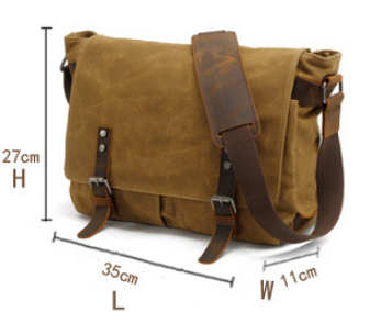 Bolsa de Lona para Hombre con Correa de Hombro - Image 11