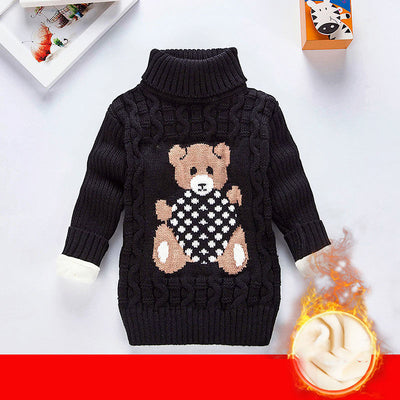 Suéter Infantil Acolchado de Terciopelo - Image 15