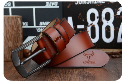 Cinturón de Cuero con Hebilla Dinámica Ajustable - Image 12