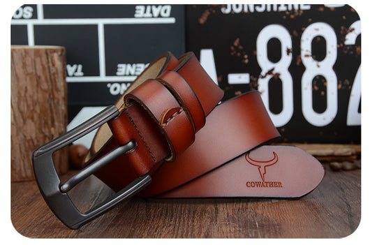 Cinturón de Cuero con Hebilla Dinámica Ajustable - Image 12