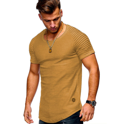 Camiseta Slim Fit Cuello Redondo Hombre - Colores Sólidos - Image 9