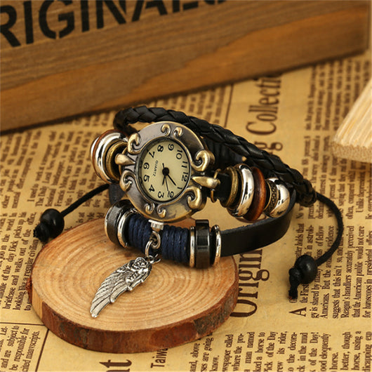 Reloj Pulsera de Cuero Vintage - Image 3