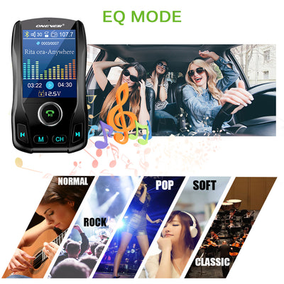 Transmisor FM Bluetooth para Auto con Pantalla a Color Compatible con Apple - Image 5