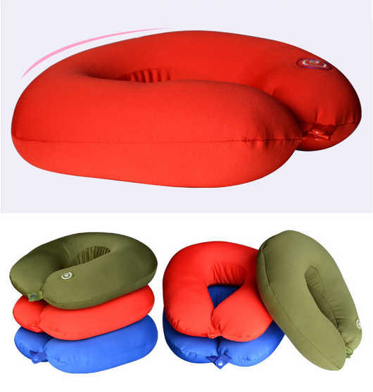 Almohada Masajeadora Cervical en U con Partículas Ecológicas - Image 8
