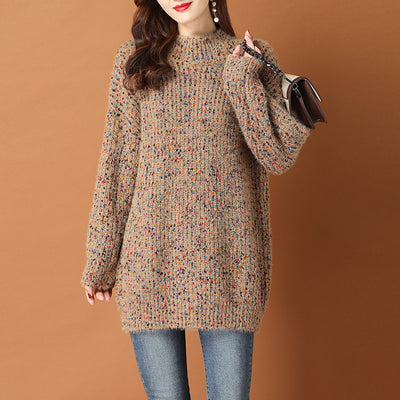 Suéter Grueso de Lana para Mujer Talla Mediana - Prenda Holgada de Abrigo - Image 4