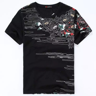 Playera Bordada Tigre Manga Corta - Image 2