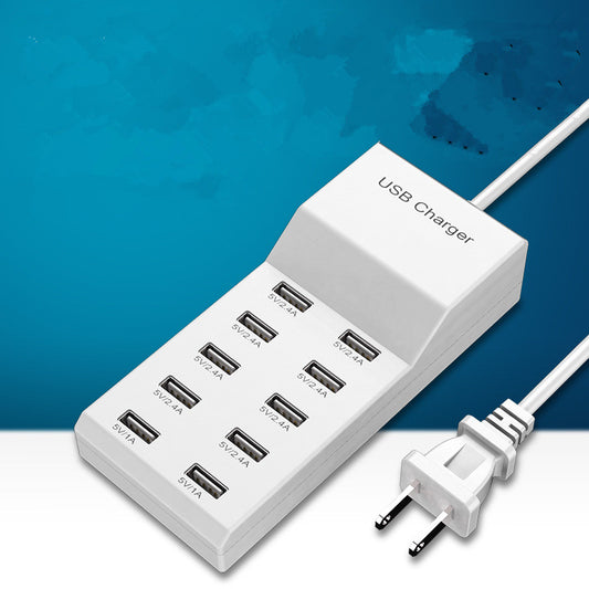 Cargador USB Multi Puerto 5V 2A - Carga Rápida para Múltiples Dispositivos